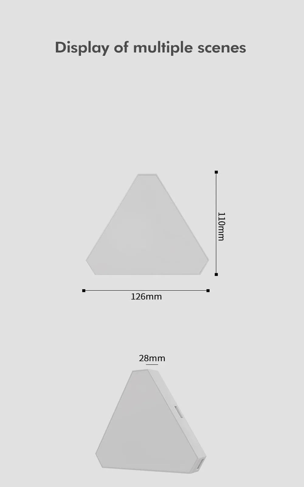 LED TRIANGULAR QUANTUM LAMP™ 2.0