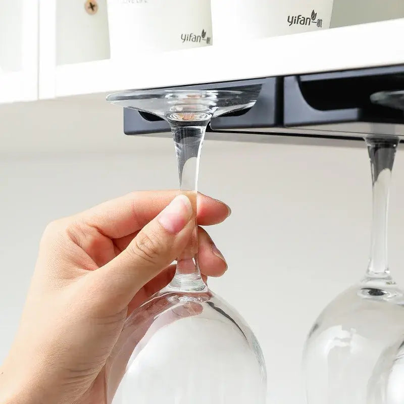 WALL MOUNT WINE GLASS HOLDER