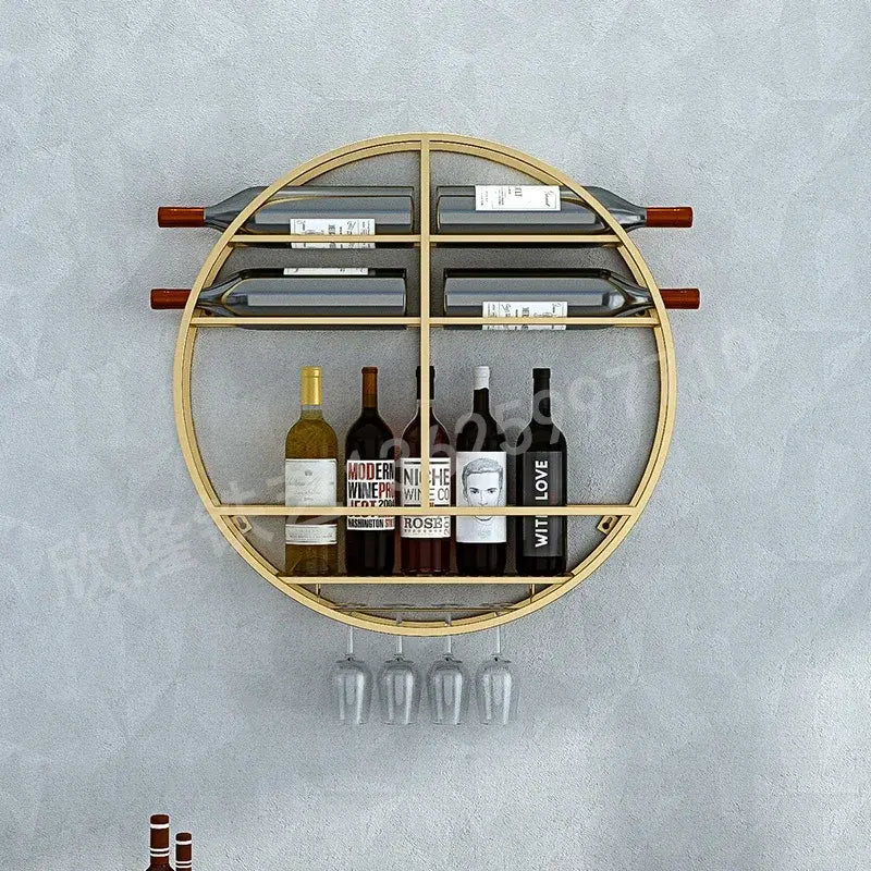 EUROPEAN WALL-MOUNTED WINE RACK