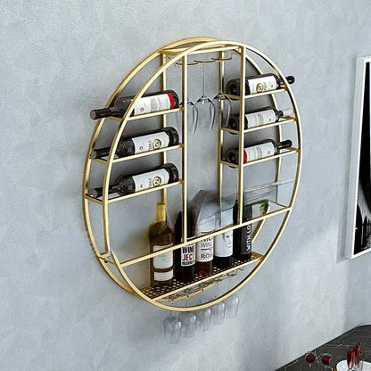 EUROPEAN WALL-MOUNTED WINE RACK