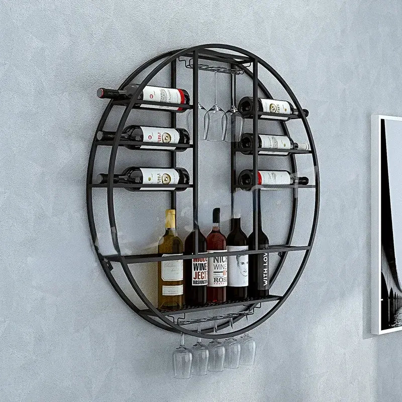 EUROPEAN WALL-MOUNTED WINE RACK