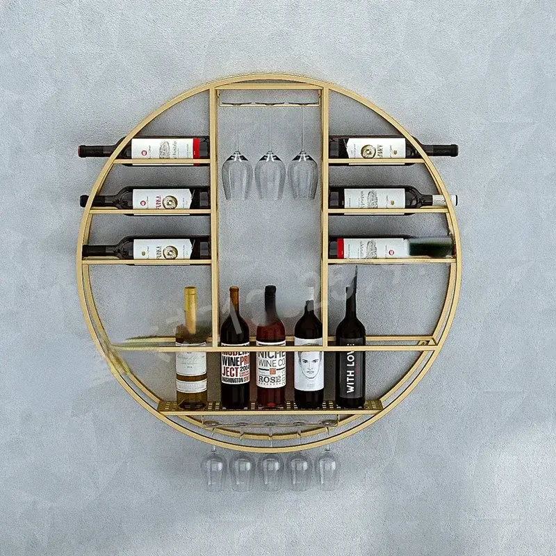 EUROPEAN WALL-MOUNTED WINE RACK